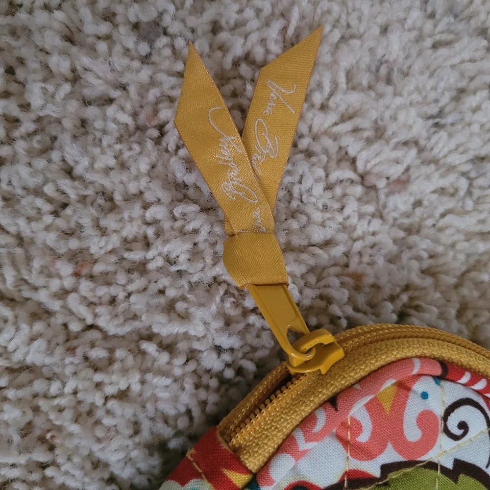 Vera Bradley Quilted Tablet Case Sleeve Provencal Yellow Floral Zip Retired
